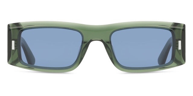 Calvin Klein Dark Green Sunglasses Calvin Klein Sunglasses CK20523S 001 Matte Black Solid Green  main image 4