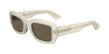 Calvin Klein White Sunglasses Calvin Klein Sunglasses CK 624s White – Friedman & Sons main image 3