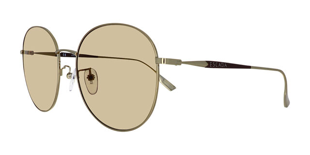 Escada SES982 8FEG Oval Gold Sunglasses | SmartBuyGlasses US display picture 1