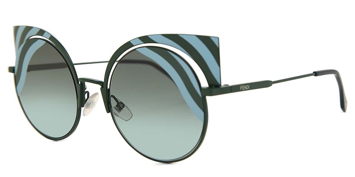 FF 0215/S HYPNO SHINE sunglasses Green | SmartBuyGlasses US