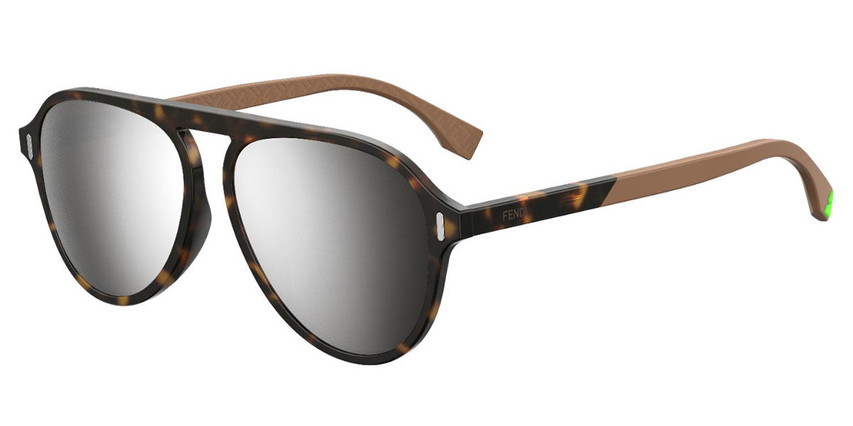 Fendi FF M0017/F/S Asian Fit 086/70 Sunglasses in Tortoiseshell ...