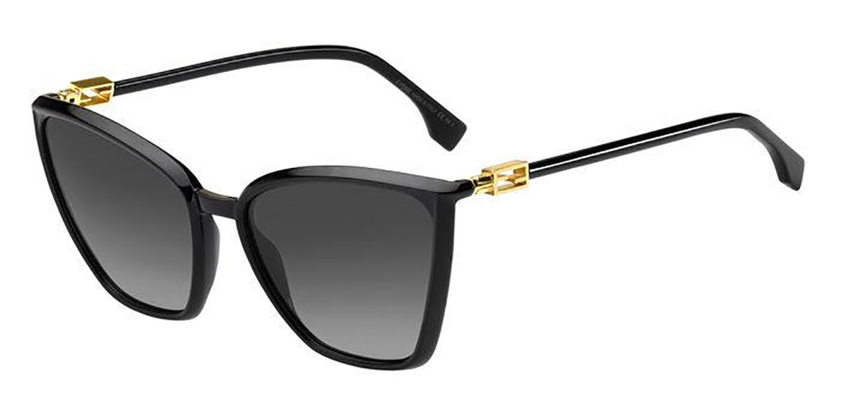 Fendi FF 0433/G/S 807/9O Sunglasses in Black | SmartBuyGlasses USA