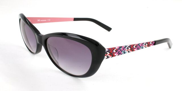 Missoni MM 654 S01SA Oval Black Sunglasses | SmartBuyGlasses US display picture 1