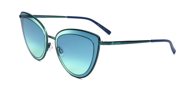 Missoni MM 0019/S ZX9 Cat Eye Blue Sunglasses  display picture 3