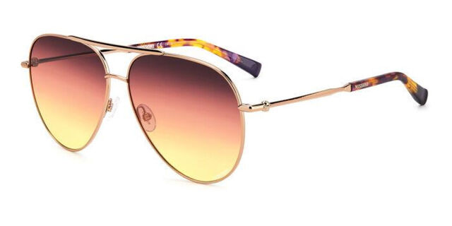 New Missoni Gradient Sunglasses with Gold Frame Opticontacts.com -- Missoni MIS 0107/S main image 4