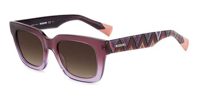 Missoni MIS 0103/S 0T7/HA Square Faded Transparent Plum  display picture 3
