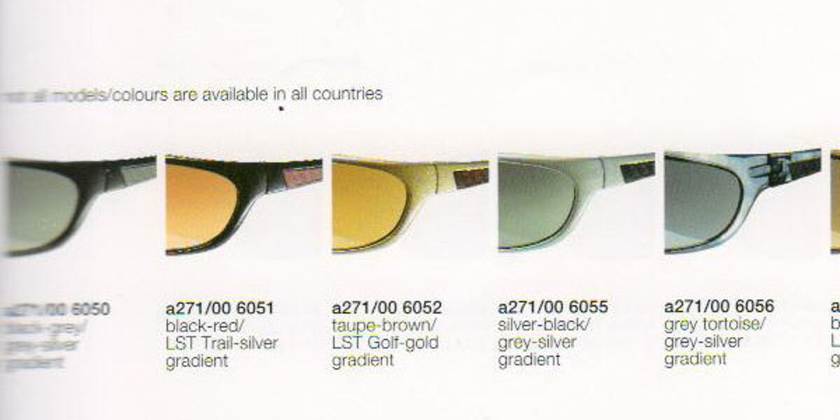 Adidas A271 Piper 6055 Sunglasses Black | SmartBuyGlasses UK
