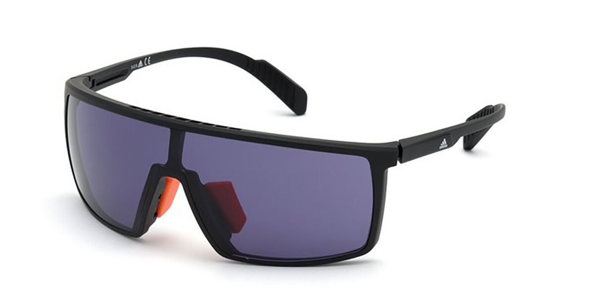 Photos - Sunglasses Adidas SP0004 02A Men's  Black Size 128 