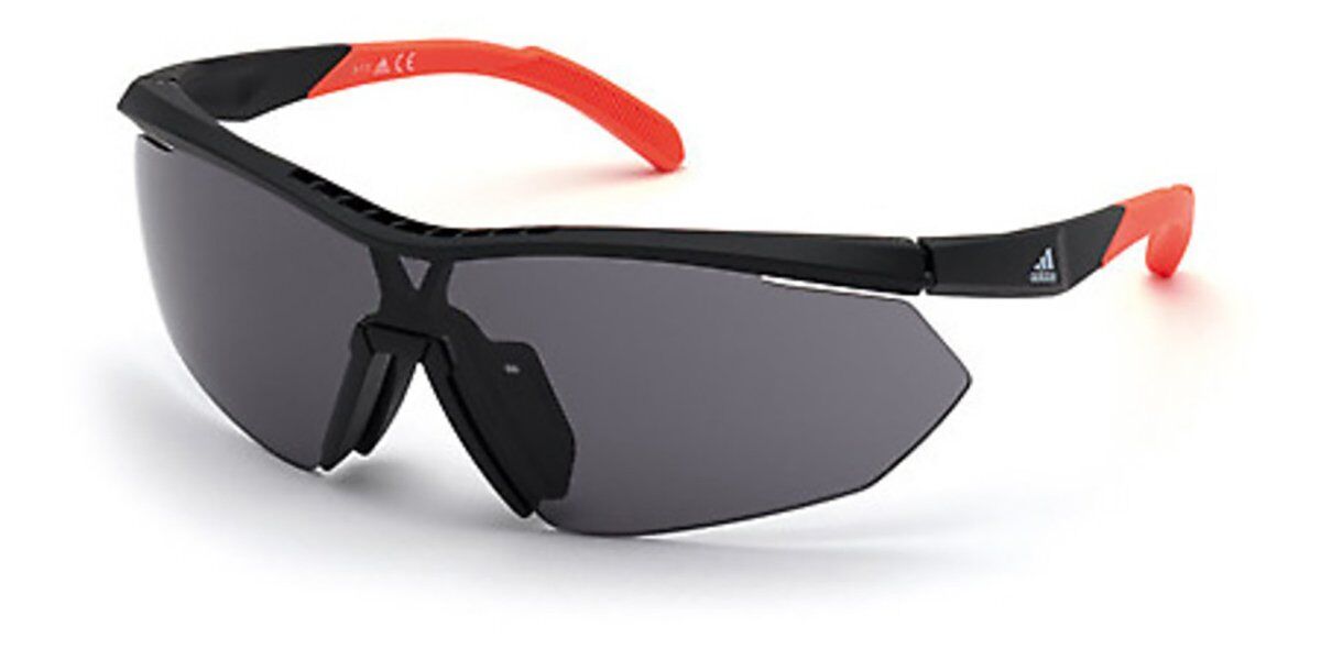 Photos - Sunglasses Adidas SP0016 02A Women's  Black Size 145 