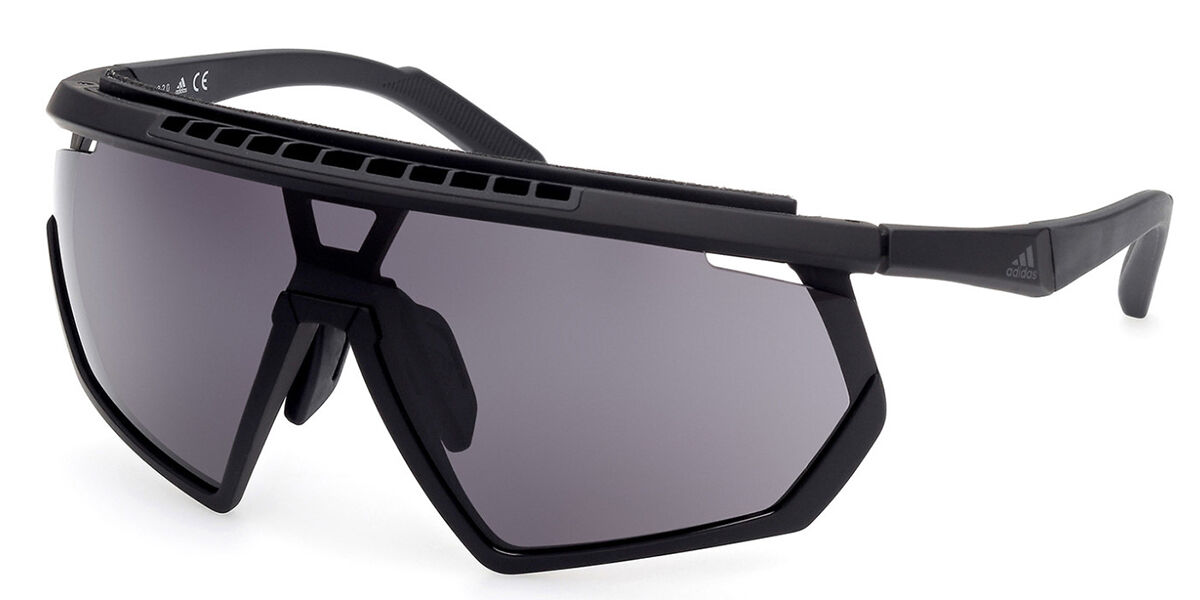 Photos - Sunglasses Adidas SP0029-H 02A Men's  Black Size 140 