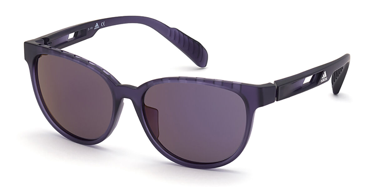 Photos - Sunglasses Adidas SP0021 82Y Women's  Purple Size 55 