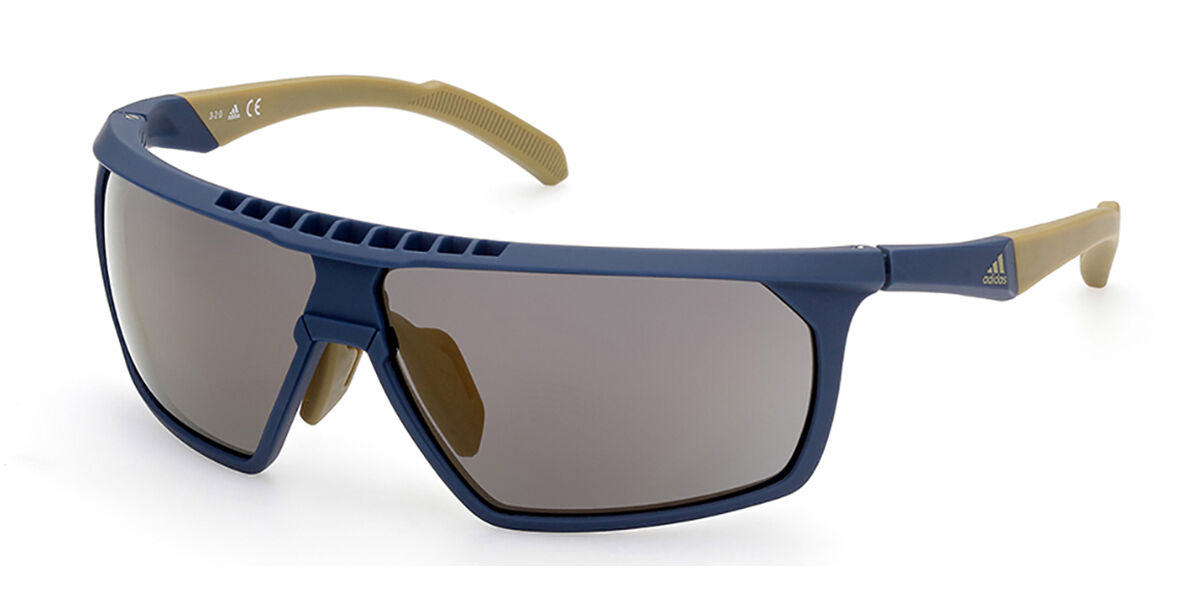 Photos - Sunglasses Adidas SP0030 92G Men's  Blue Size 70 