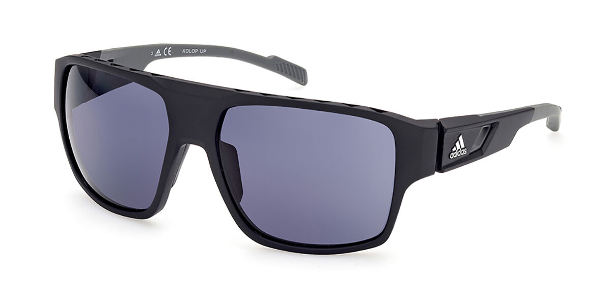 Photos - Sunglasses Adidas SP0046 02A Men's  Black Size 59 