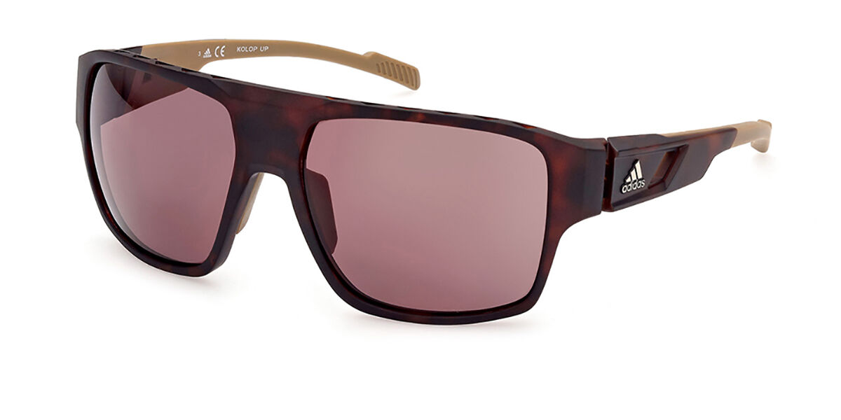 Photos - Sunglasses Adidas SP0046 52E Men's  Tortoiseshell Size 59 