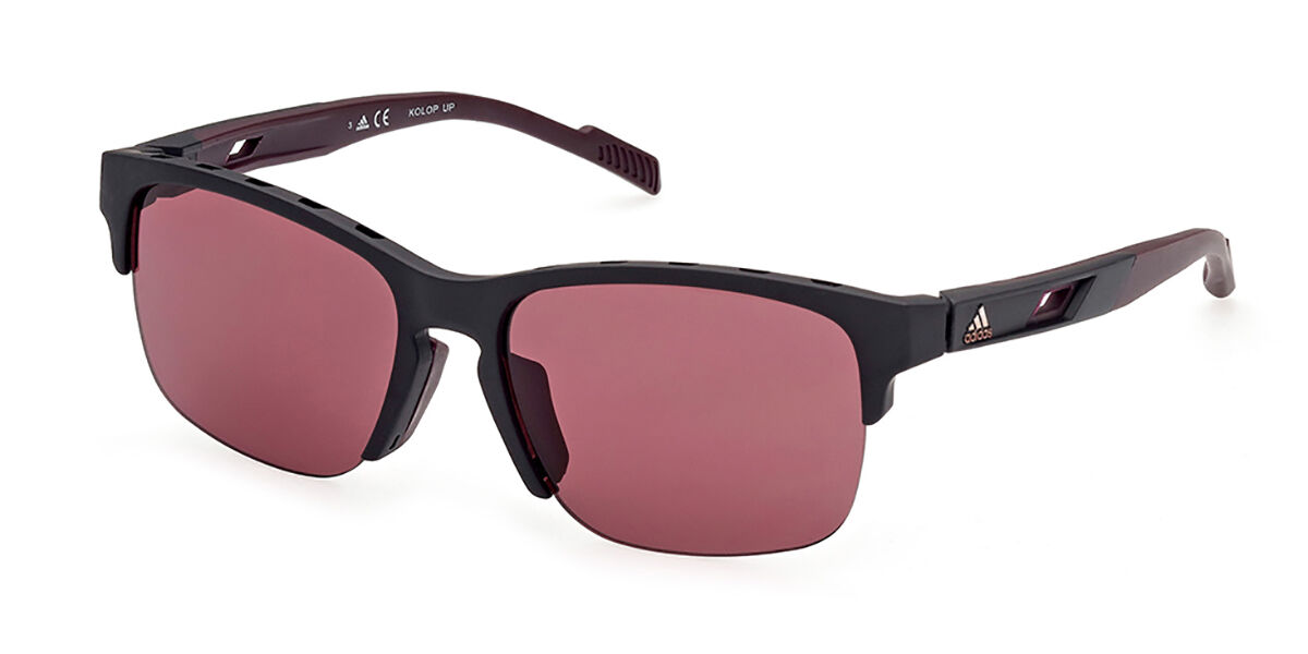 Adidas SP0048 02S Sunglasses Matte Black | VisionDirect Australia