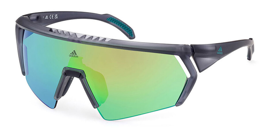 Kridt slap af at se Adidas SP0063 20Q Grå Solbriller | SmartBuyGlasses Norge