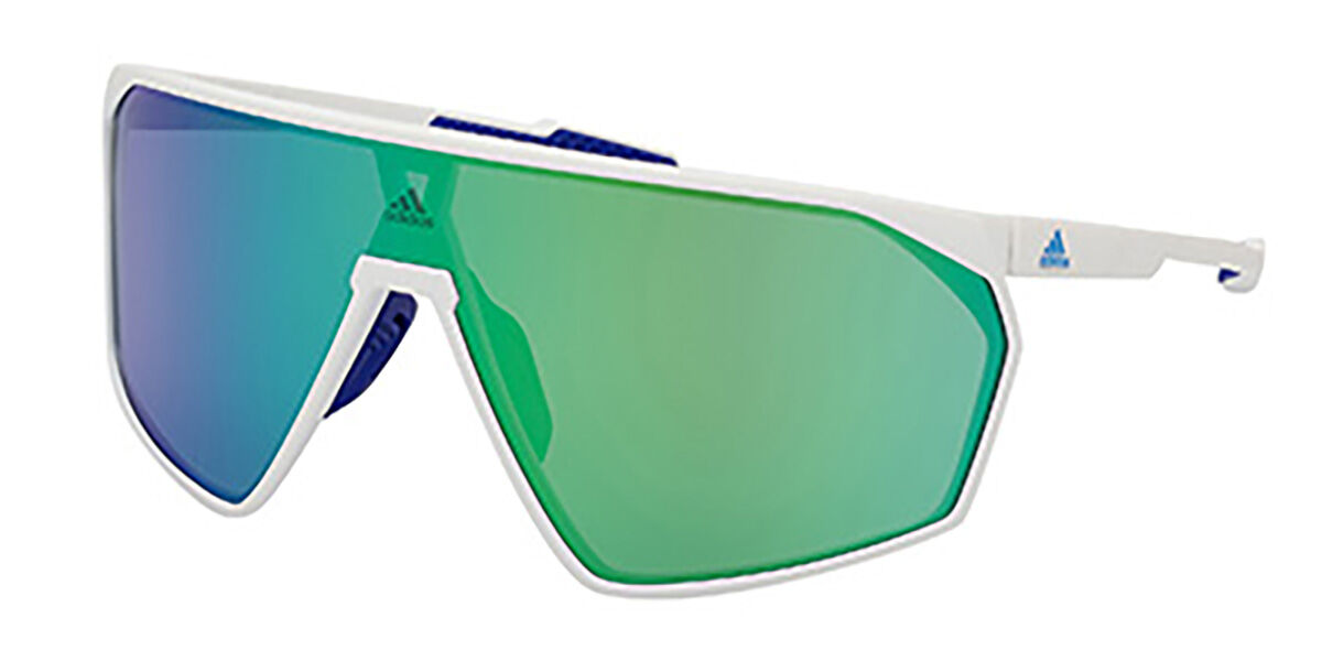 Adidas SP0073 PRFM SHIELD 21Q Sunglasses in White SmartBuyGlasses USA