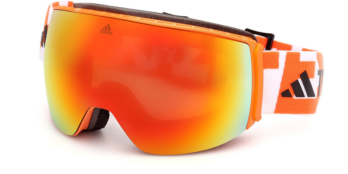 Photos - Sunglasses Adidas SP0053 43L Men's  Orange Size 166 