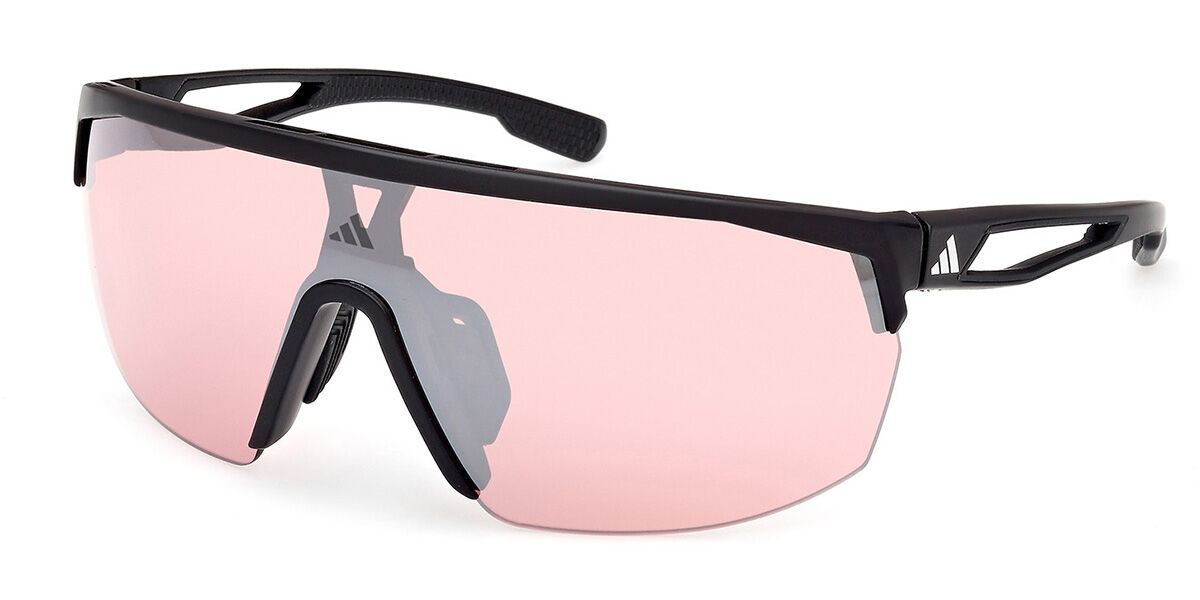 Adidas SP0099 02U Sunglasses Matte Black | VisionDirect Australia
