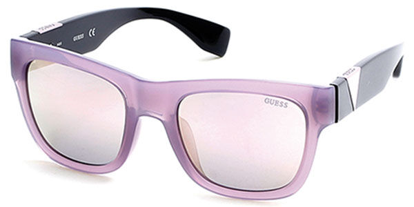 Photos - Sunglasses GUESS GU7440 78C Women's  Purple Size 54 