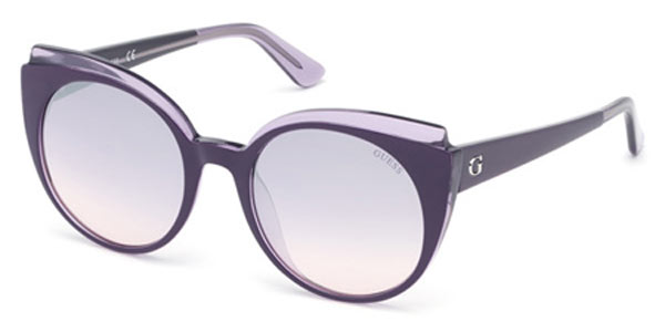 Guess GU7591 83U Purple Damen Sonnenbrillen