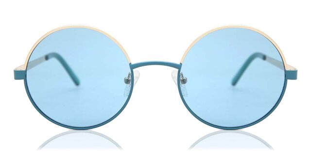 Guess GU3046 87Q Round Blue Sunglasses | SmartBuyGlasses US display picture 1