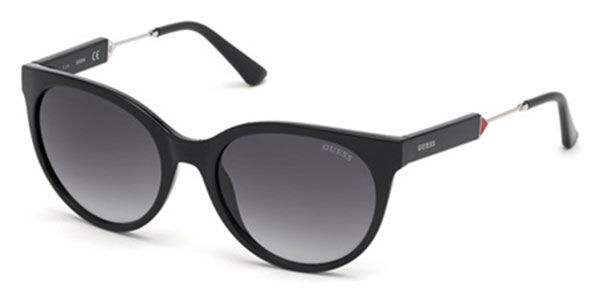Guess GU 7567 01B Sunglasses Black | SmartBuyGlasses UK