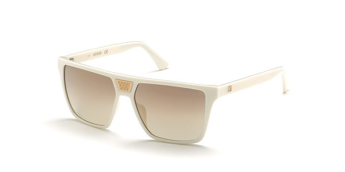 Guess GF0237 27B Pilot Clear Sunglasses | SmartBuyGlasses US display picture 1
