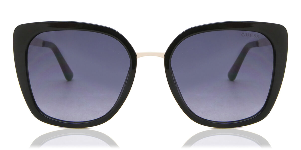 Guess GF 6124 32B Sunglasses Black Gold VisionDirect Australia