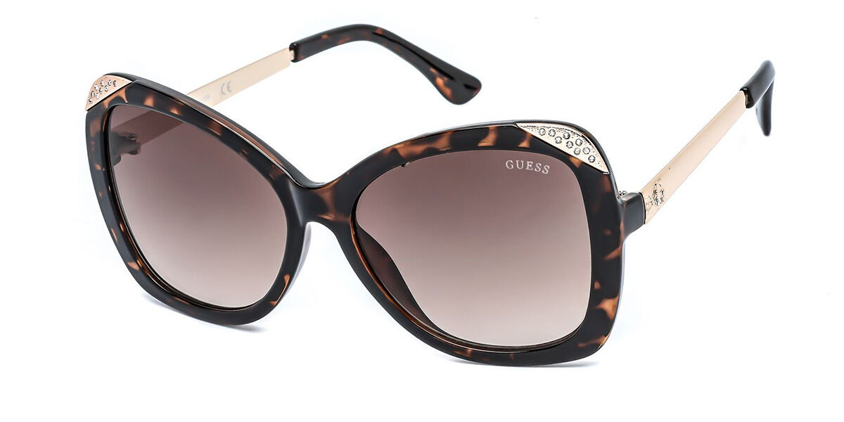 Guess Gf 6055 52f Sunglasses Havana Tortoise Visiondirect Australia 