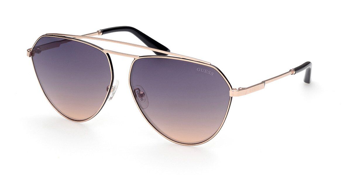 guess black and gold sunglasses