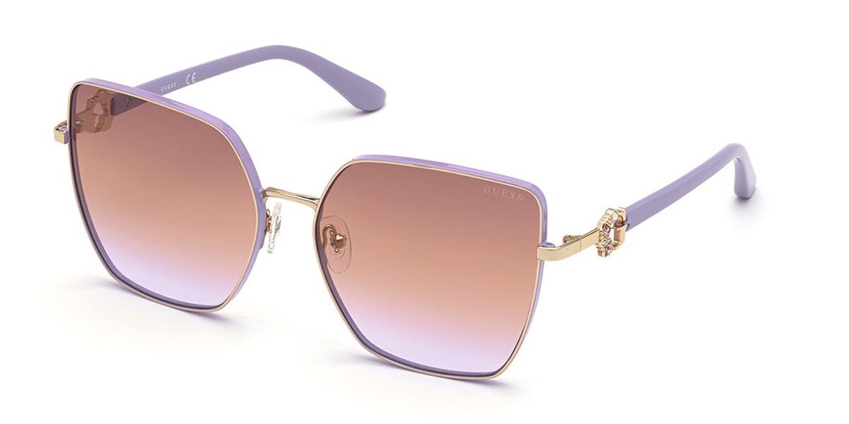 purple guess sunglasses