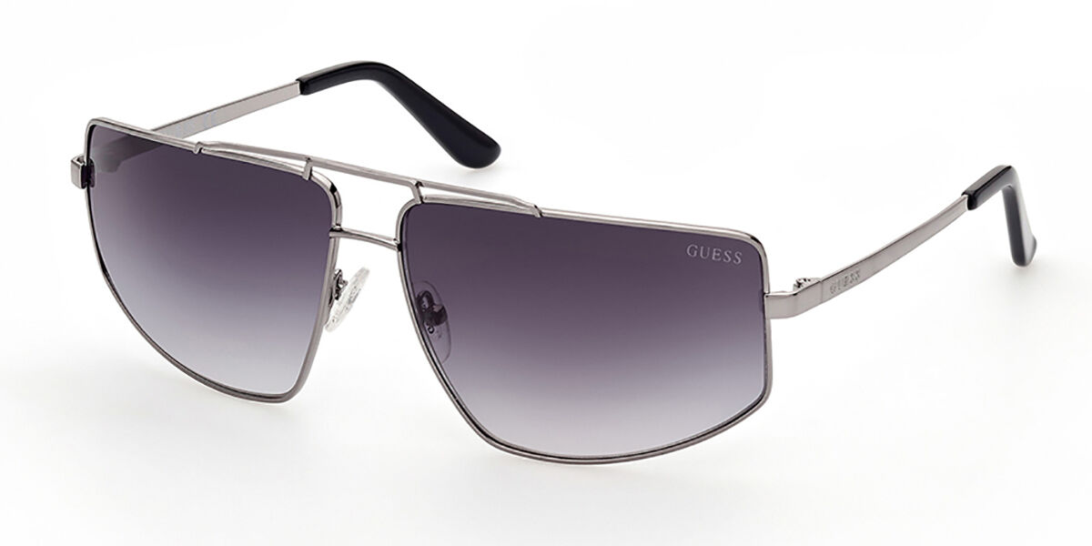 Guess GU 5207 08B Sunglasses in Shiny Anthracite Dark Grey |  SmartBuyGlasses Malaysia