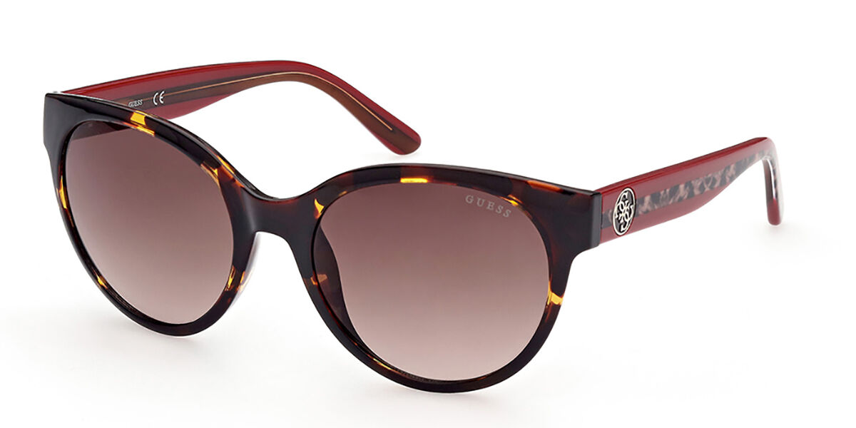 Guess Gu7824 52f Sunglasses Dark Havana Visiondirect Australia 