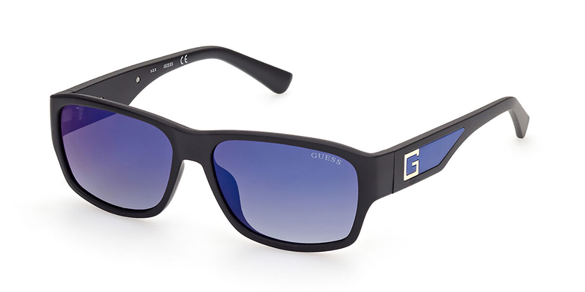 Guess GU9213 02X 51 Lentes De Sol Para Hombre Negros