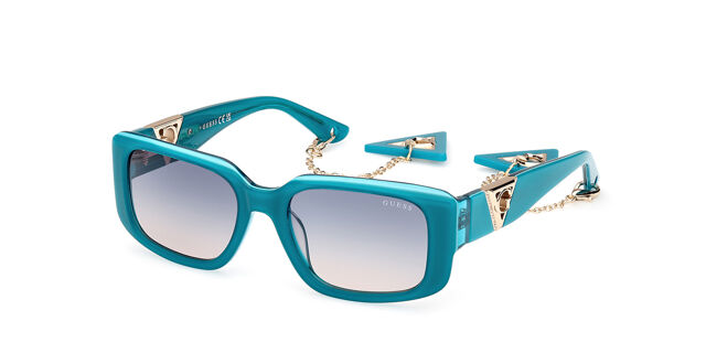 GU7891 gafas de sol Shiny Turquoise LentesWorld México