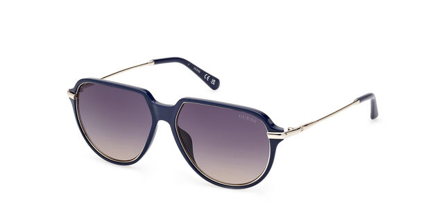 GU00067 sunglasses Shiny Blue SmartBuyGlasses US