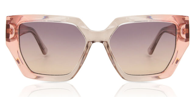 Guess GU7896 74Z Cat Eye Transparent Pink Purple Sunglasses 