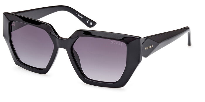 Guess GU7896 89P Cat Eye Transparent Turquoise/Brown 