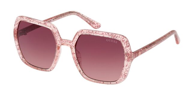 Guess GU9241 Kids 74T Square Transparent Glitter Light Pink  display picture 1