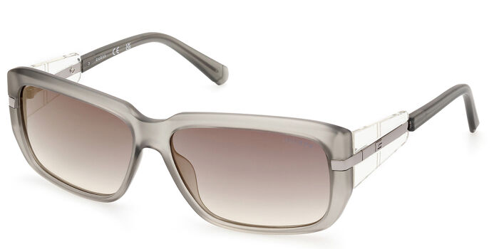 Guess GU00090 01E Rectangle Black Sunglasses 