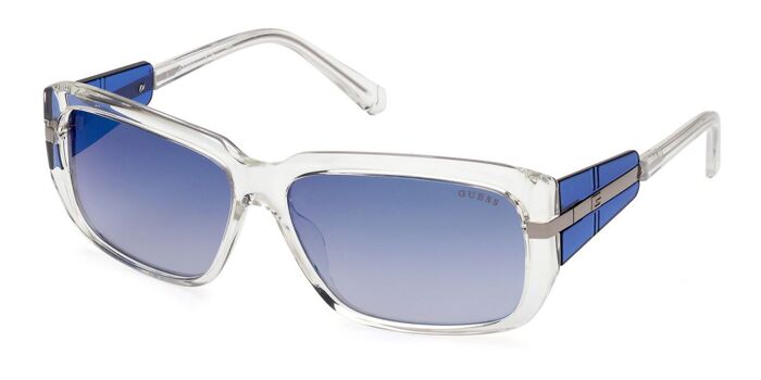 Guess Sunglasses GU00090-01E-60 New with tags Guess GU00090 01E Rectangle Black Sunglasses  main image 3