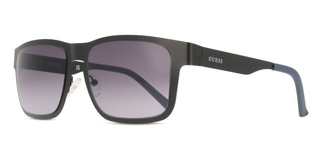 Guess GF0197 02B Rectangle Matte Black Sunglasses  display picture 3