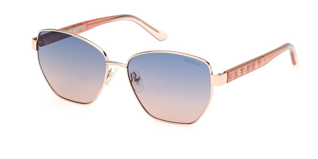 Lunettes de Soleil Guess GU00102 28W Shiny Rose Gold EasyLunettes