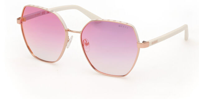 GUESS GU00108-21Z-60  Sunglasses Size 60mm 140mm 17mm ROSEGOLD NEW Guess GU00108 32B 60 Sunglasses | Bassol Optic United States main image 4