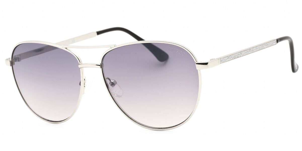 Guess GF6157 10B Women's Sunglasses Silver Size 58