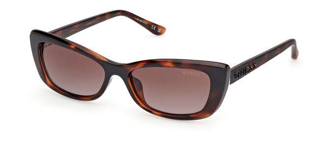 Guess Tortoise Shell Sunglasses Guess GU00154 52F Geometric Dark Tortoise Sunglasses  main image 3