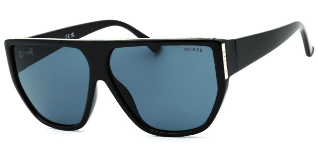 Guess GF6179 01A Square Shiny Black Sunglasses  display picture 3