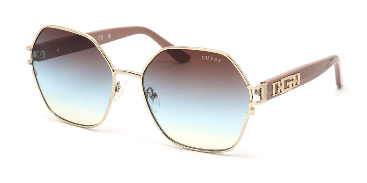 Guess GU7913 33W 59 Lunettes De Soleil Femme DoréEs
