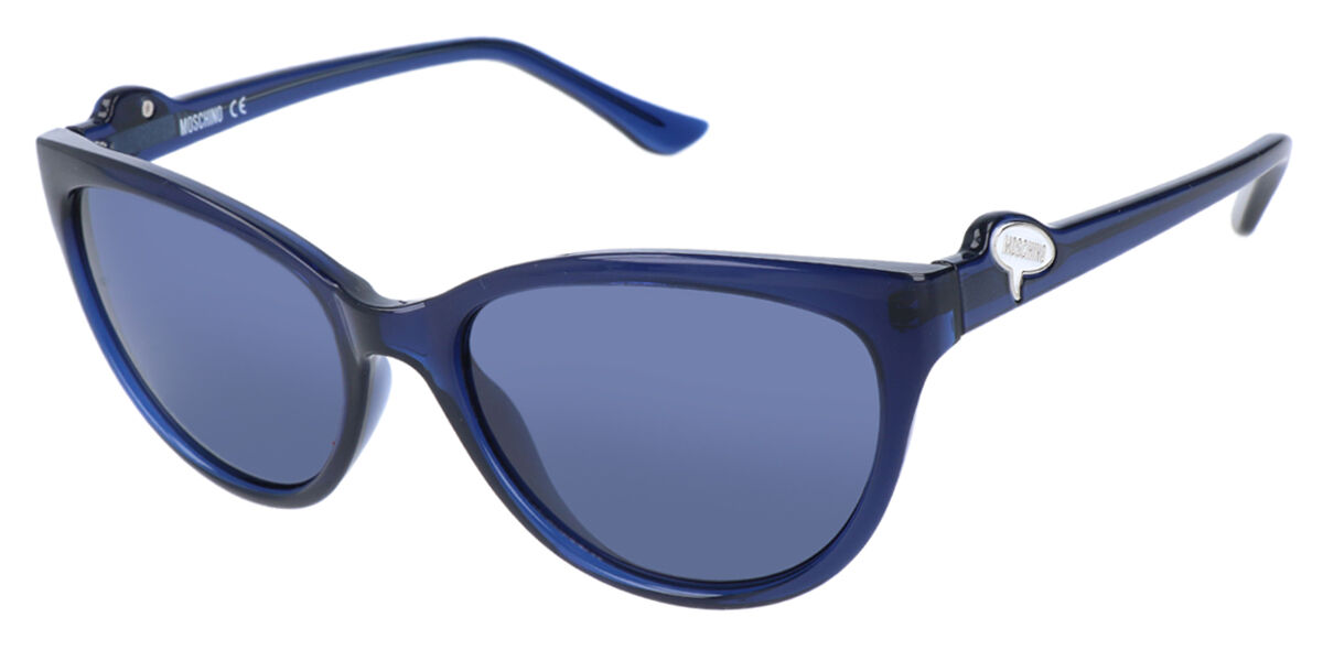 Moschino キャットアイフレムサンクラス MO64502S 02S MO64502S sunglasses Blue | SmartBuyGlasses US